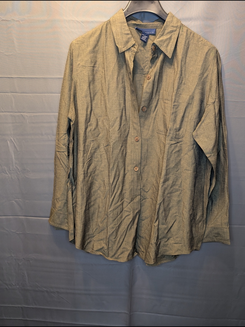 Venezia Olive Green Button-Down Collared Shirt